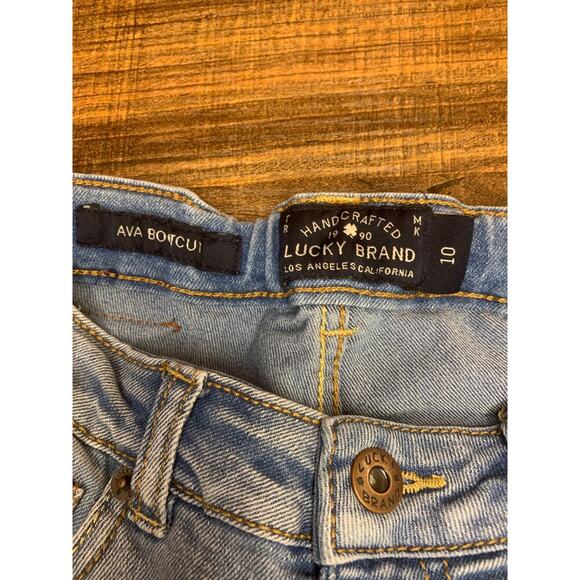 LUCKY BRAND Girl’s Ava Bootcut Adjustable Waist Jeans / Size: 10 - Picture 3 of 9
